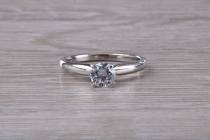 Beautiful Diamond set Platinum Solitaire