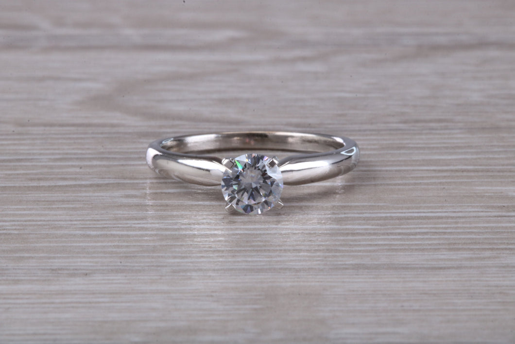 Beautiful Diamond set Platinum Solitaire