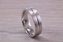 Load image into Gallery viewer, Sterling Silver 6 mm Wide Fashioned Band