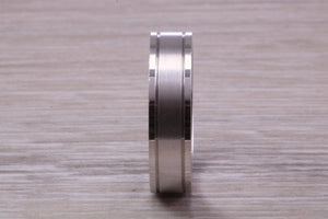 Sterling Silver 6 mm Wide Fashioned Band