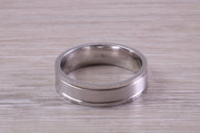 Load image into Gallery viewer, Sterling Silver 6 mm Wide Fashioned Band