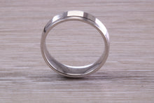Load image into Gallery viewer, Sterling Silver 6 mm Wide Fashioned Band