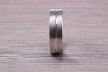 Load image into Gallery viewer, Sterling Silver 6 mm Wide Fashioned Band