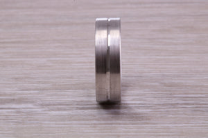 Sterling Silver 6 mm Wide Fashioned Band