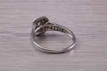 Load image into Gallery viewer, One carat Diamonds set 18ct White Gold Bridal Rings