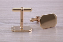 Load image into Gallery viewer, Solid and Heavy Gold Cufflinks