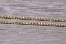 Load image into Gallery viewer, Flat Curb Chain, Light Weight and 18 Inches Long in Yellow Gold