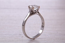 Load image into Gallery viewer, Over One Carat Certified Asscher cut E VS 1 Graded GIA Certified Diamond set Platinum Solitaire