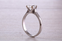 Load image into Gallery viewer, Over One Carat Certified Asscher cut E VS 1 Graded GIA Certified Diamond set Platinum Solitaire