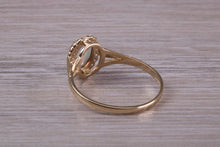 Load image into Gallery viewer, Oval cut Natural Opal set Yellow Gold Ring