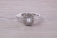 Load image into Gallery viewer, One carat Diamonds set 18ct White Gold Bridal Rings