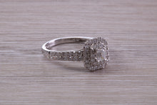 Load image into Gallery viewer, One carat Diamonds set 18ct White Gold Bridal Rings