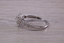 Load image into Gallery viewer, One carat Diamonds set 18ct White Gold Bridal Rings