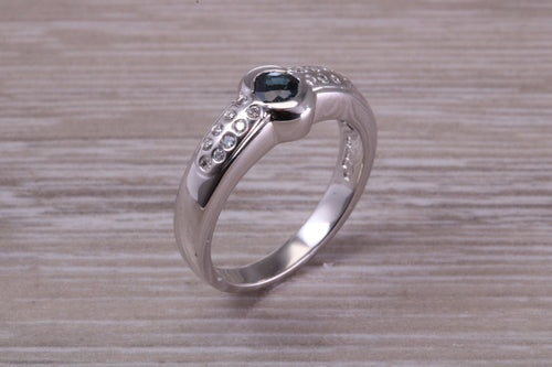 Sapphire And Diamond Ring