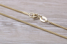 Load image into Gallery viewer, Flat Curb Chain, Light Weight and 18 Inches Long in Yellow Gold