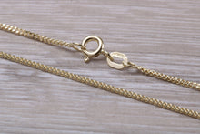 Load image into Gallery viewer, Flat Curb Chain, Light Weight and 18 Inches Long in Yellow Gold