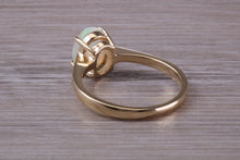 Load image into Gallery viewer, Oval cut Natural Opal set Yellow Gold Ring