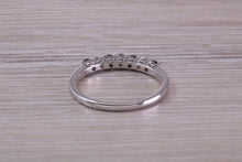 Load image into Gallery viewer, Beautiful Sapphire and Diamond set Dainty Eternity Ring
