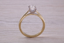 Load image into Gallery viewer, 0.40 carat Diamond set 18ct Yellow and White Gold Solitaire