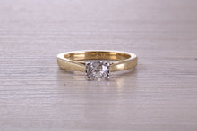 Load image into Gallery viewer, 0.40 carat Diamond set 18ct Yellow and White Gold Solitaire