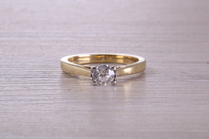 0.40 carat Diamond set 18ct Yellow and White Gold Solitaire