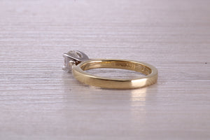 0.40 carat Diamond set 18ct Yellow and White Gold Solitaire
