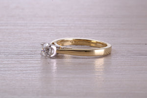 0.40 carat Diamond set 18ct Yellow and White Gold Solitaire