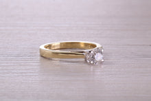 Load image into Gallery viewer, 0.40 carat Diamond set 18ct Yellow and White Gold Solitaire