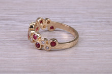 Load image into Gallery viewer, Beautiful Ruby and Diamond Eternity Ring