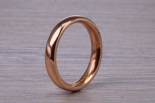 Chucky 3.50 mm Wide 22ct Yellow Gold Traditional Court Profile Wedding Band
