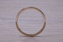 Load image into Gallery viewer, Dainty Square Princess cut Diamond set Rose Gold Band