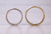 Load image into Gallery viewer, Diamond set Matching Bridal His and Hers 18ct White and Yellow Gold Wedding Bands