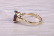 Load image into Gallery viewer, Beautiful Fiery Natural Opal set Gold Ring