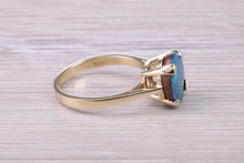 Load image into Gallery viewer, Beautiful Fiery Natural Opal set Gold Ring