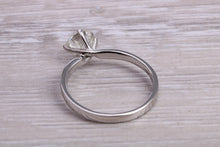 Load image into Gallery viewer, 1.47 Carat Natural Round cut Diamond set Platinum Solitaire