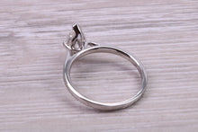 Load image into Gallery viewer, Marquise cut One carat Moissanite Diamond Solitaire set in Platinum