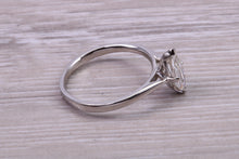 Load image into Gallery viewer, Marquise cut One carat Moissanite Diamond Solitaire set in Platinum